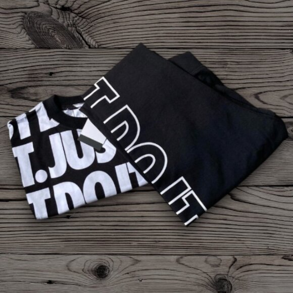 2 pc XL Nike JUST DO IT swoosh matching set t-shirt legging bundle womens outfit - Picture 6 of 10